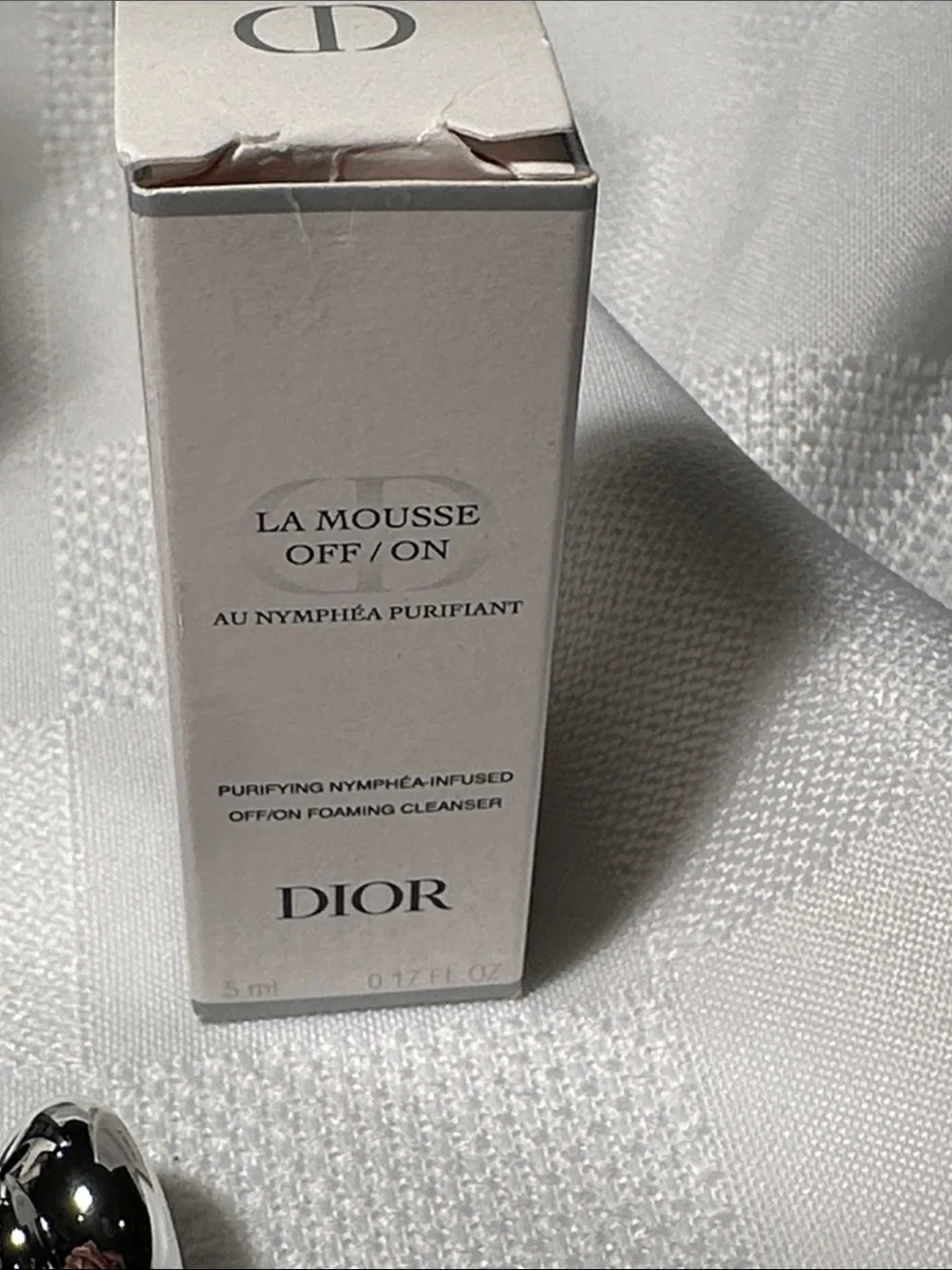 Dior Skincare & Lipstick Collection - Silver & Cream with Pink Lip Shade